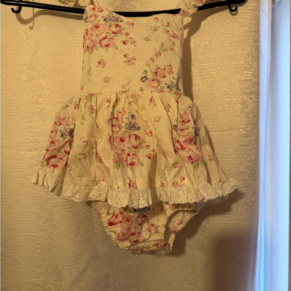 Floral Ruffle Romper - Picture 2 of 7